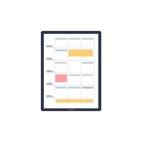 ADHD Daily Visual Schedule